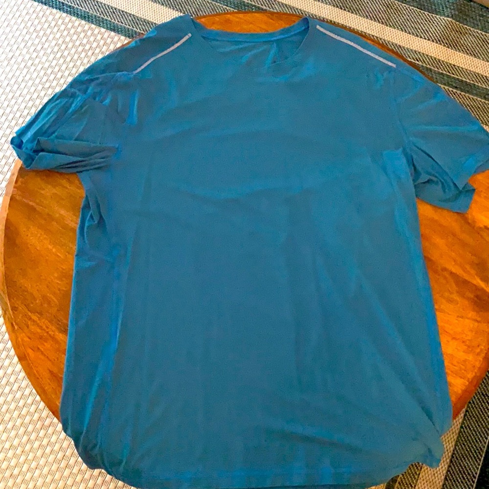 Medium Lululemon Tech T-Shirt, Light Blue Color